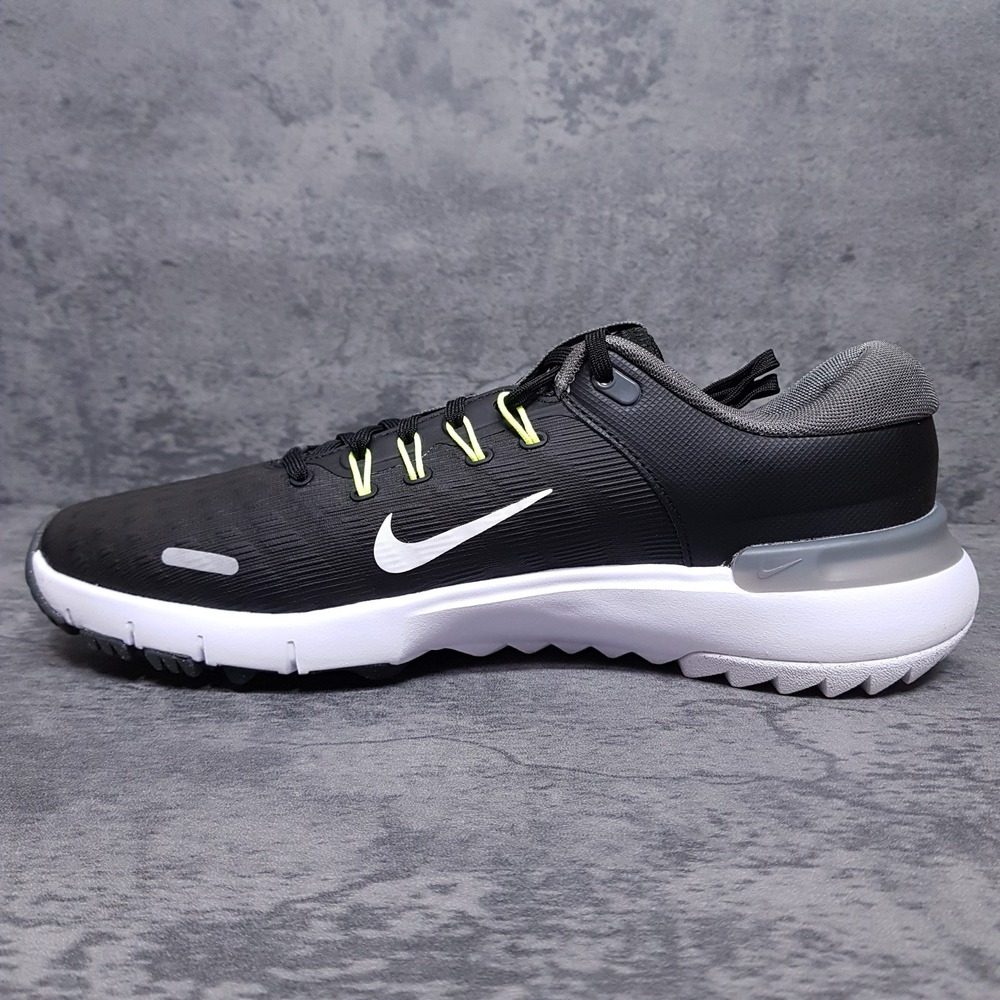 NIKE Free NN Golf Shoes Mens‎ Size 9.5 Black Iron Grey White FN0332-001 - Picture 2 of 5
